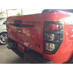 ดำด้าน ครอบไฟท้าย ใส่รถกระบะ รุ่น 2 ประตู แคป,4 ประตู ใหม่ ฟอร์ด เรนเจอร์ All New Ford Ranger 2012  V.1